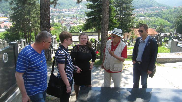 Куряне побывали в сербском городе Ужице