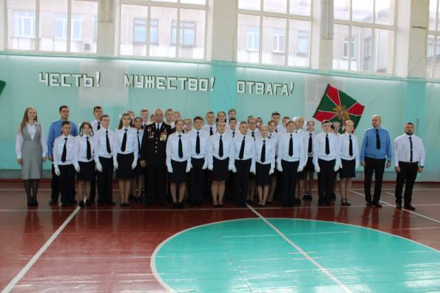 В Глушковском районе прошло торжественное посвящение в кадеты