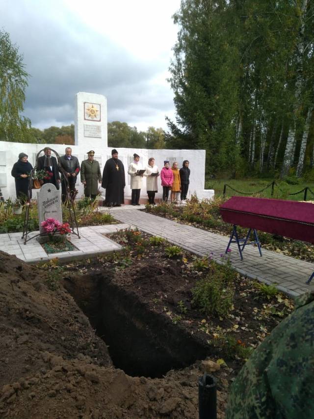 В Черемисиновском районе прошло перезахоронение советских солдат