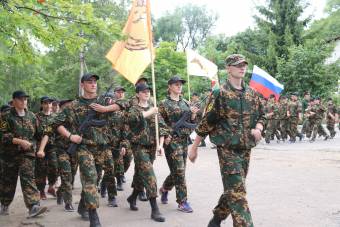 В Курске открылась военно-патриотическая смена «Будем достойны»